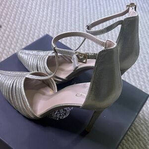 Elegant Silver High Heels